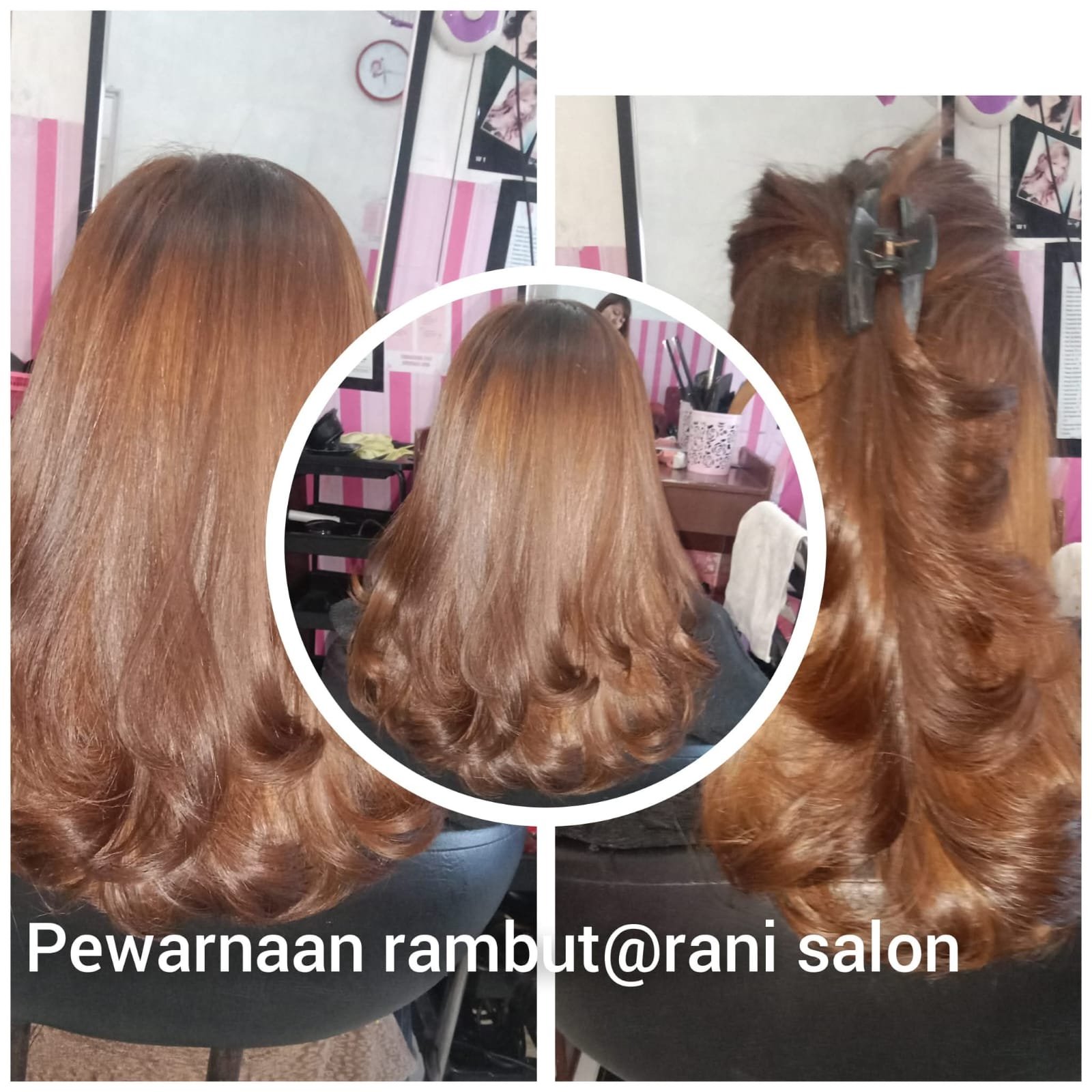 Hasil Perawatan Pewarnaan Rambut